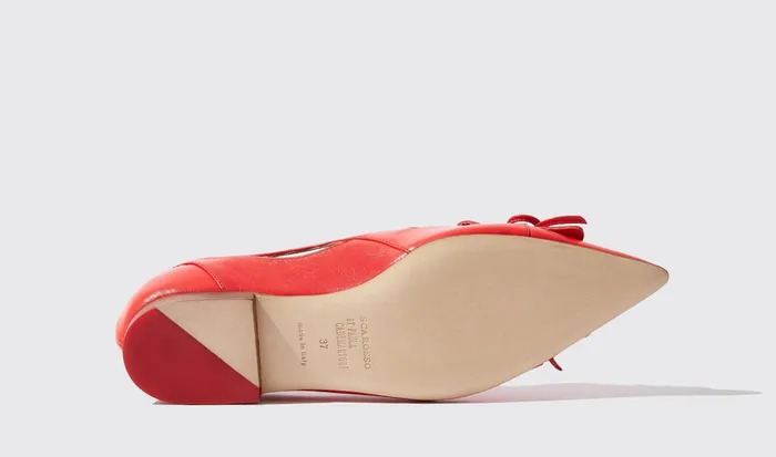 Scarosso Ballerinas Women Beauty Rose Red 8211 Calf