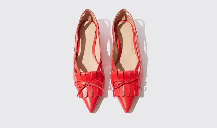 Scarosso Ballerinas Women Beauty Rose Red 8211 Calf