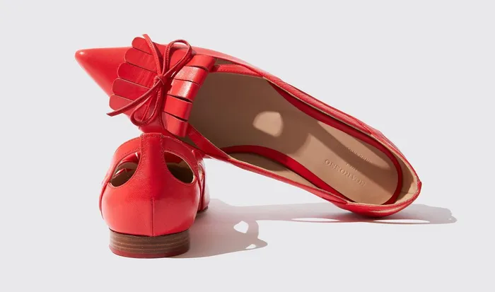 Scarosso Ballerinas Women Beauty Rose Red 8211 Calf