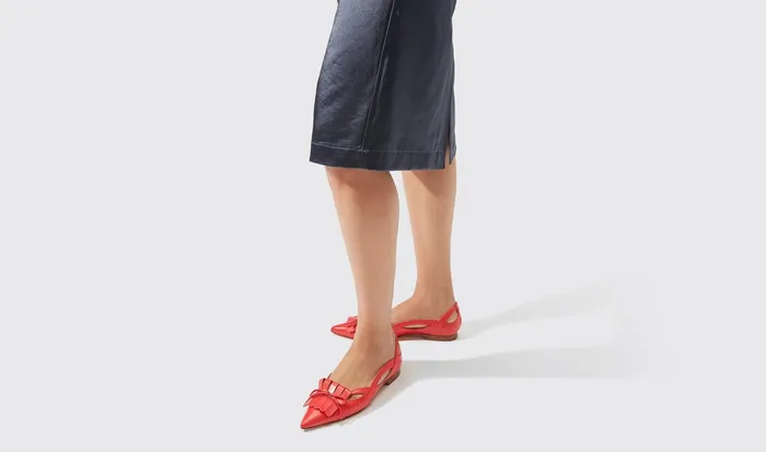 Scarosso Ballerinas Women Beauty Rose Red 8211 Calf