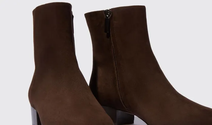 Scarosso Boots Women Ambra Marrone Scamosciata Brown 8211 Suede