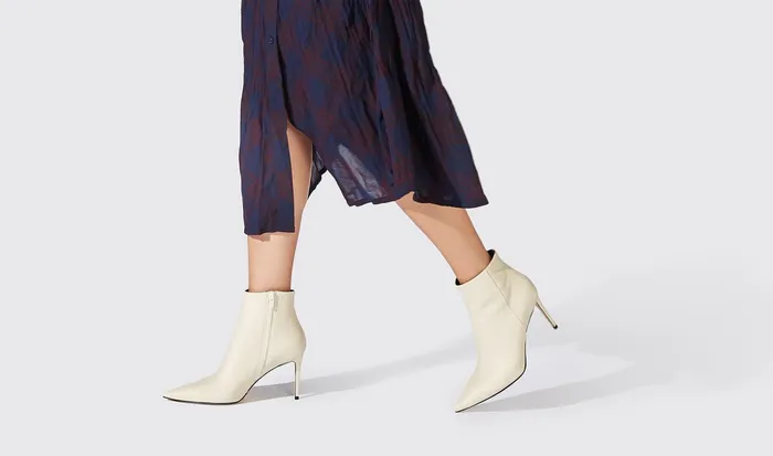 Scarosso Boots Women Anya Beige Beige 8211 Calf
