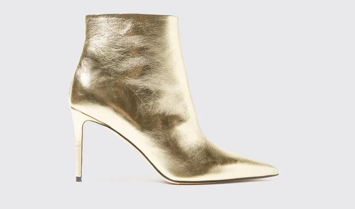 Scarosso Boots Women Anya Gold Gold 8211 Calf