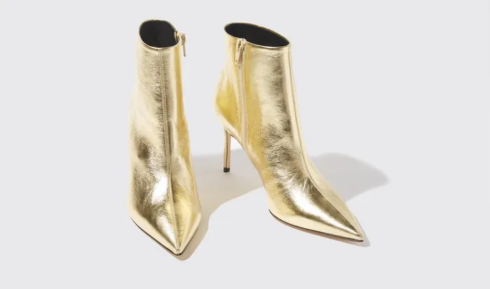 Scarosso Boots Women Anya Gold Gold 8211 Calf