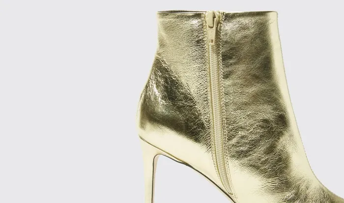 Scarosso Boots Women Anya Gold Gold 8211 Calf