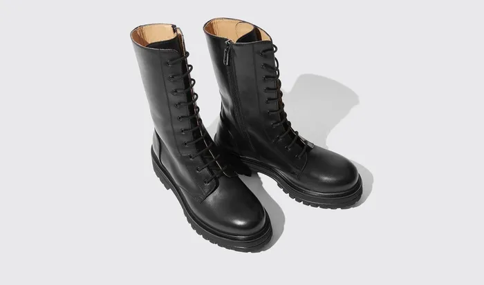 Scarosso Boots Women Cara Black Black 8211 Calf