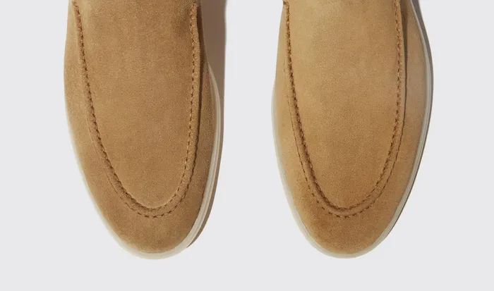 Scarosso Chelsea Boots Men Eugenio Beige Scamosciato Beige 8211 Suede Leather