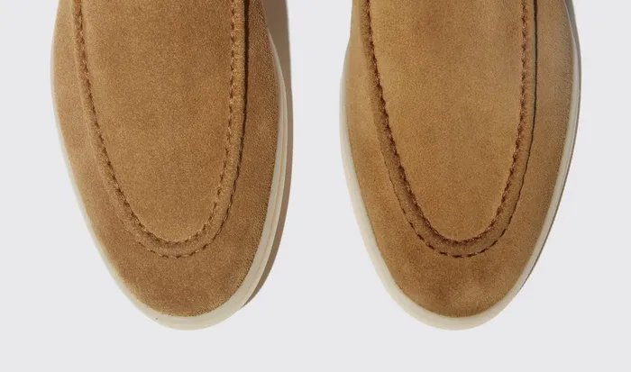 Scarosso Chelsea Boots Women Eugenia Beige Scamosciata Beige 8211 Suede Leather