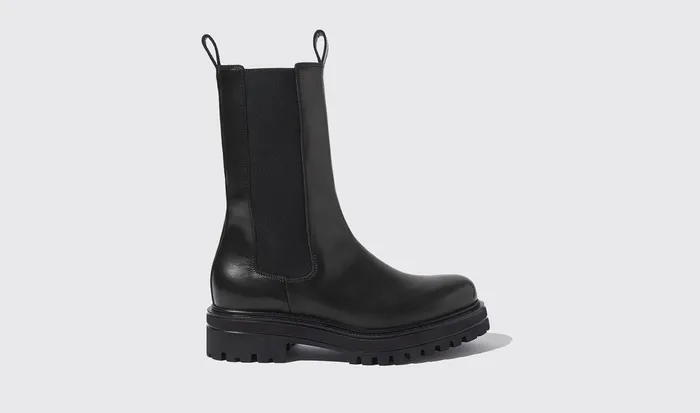 Scarosso Chelsea Boots Women Naomi Black Black 8211 Calf