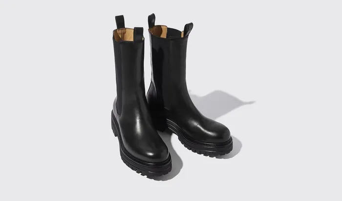 Scarosso Chelsea Boots Women Naomi Black Black 8211 Calf