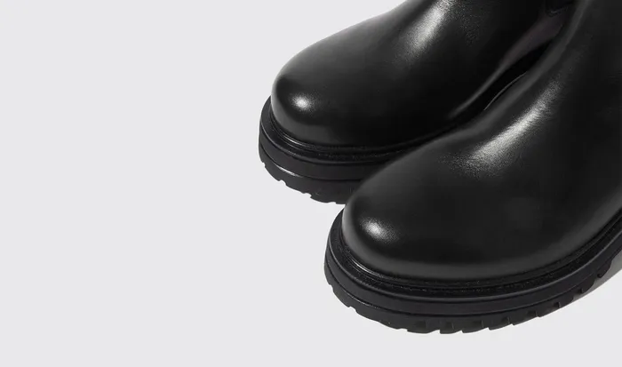 Scarosso Chelsea Boots Women Naomi Black Black 8211 Calf