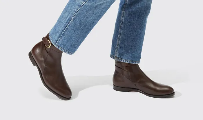 Scarosso Jodhpur Boots Men Taylor Brown Brown 8211 Calf
