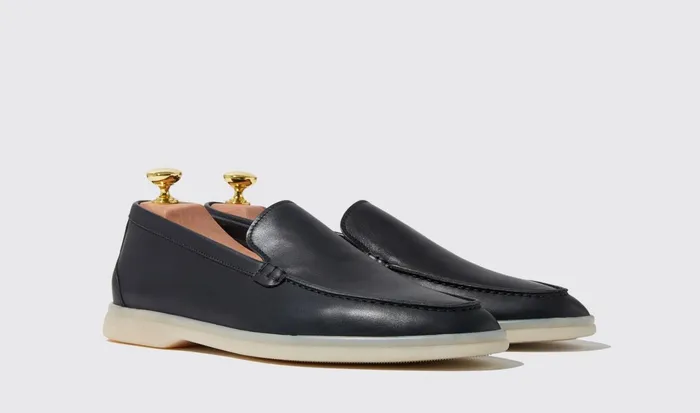 Scarosso Loafers Men Ludovico Blu Blue 8211 Calf
