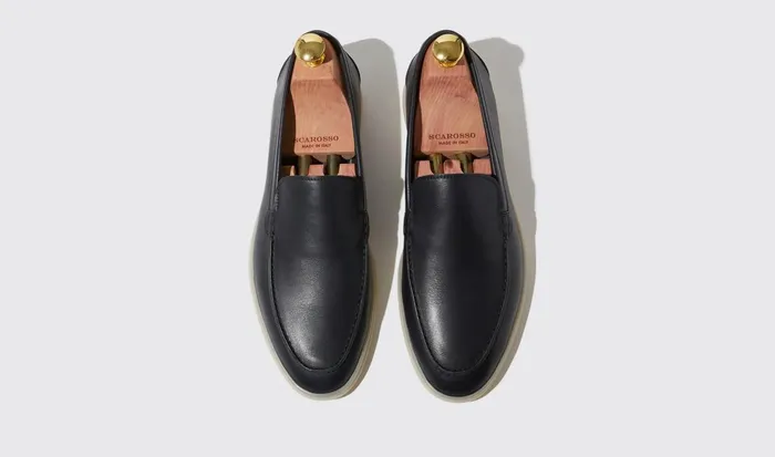 Scarosso Loafers Men Ludovico Blu Blue 8211 Calf