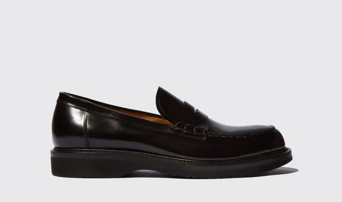 Scarosso Loafers Men Milo Brown Bright Brown 8211 Brushed Calf