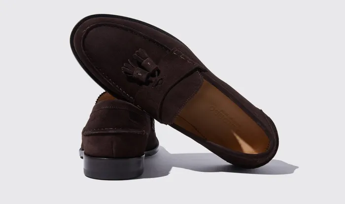 Scarosso Loafers Men Ralph Brown Suede Brown 8211 Suede
