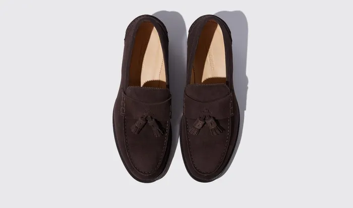 Scarosso Loafers Men Ralph Brown Suede Brown 8211 Suede