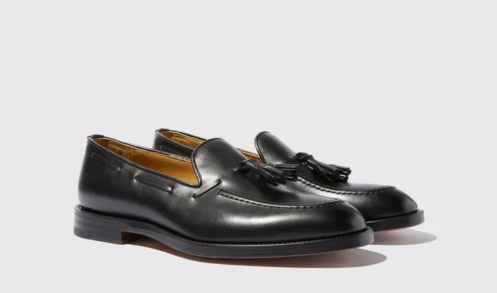 Scarosso Loafers Men William Black Black 8211 Calf
