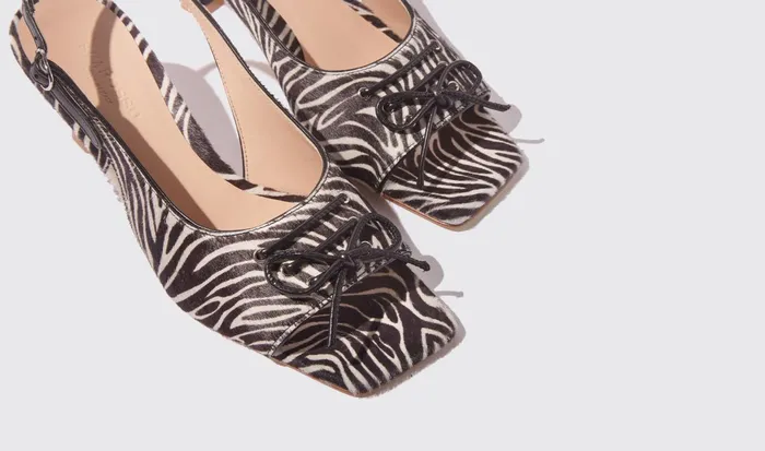 Scarosso Sandals Women Bella Zebra Pony Zebra Print 8211 Pony