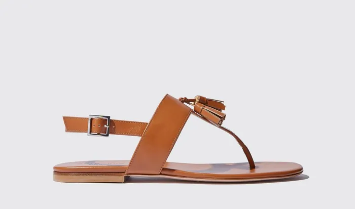 Scarosso Sandals Women Emma Cognac Cognac 8211 Calf