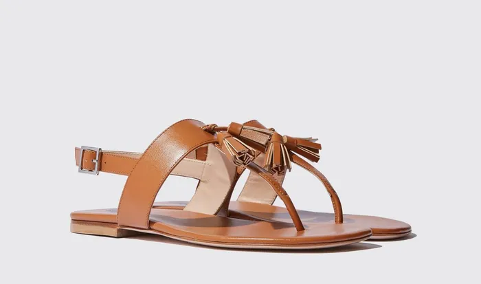 Scarosso Sandals Women Emma Cognac Cognac 8211 Calf