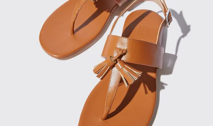 Scarosso Sandals Women Emma Cognac Cognac 8211 Calf
