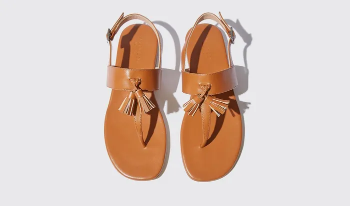 Scarosso Sandals Women Emma Cognac Cognac 8211 Calf