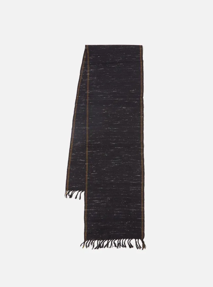 Scarves Men Universal Works Universal Works Yak Scarf In CharcoalGold Yak Wool