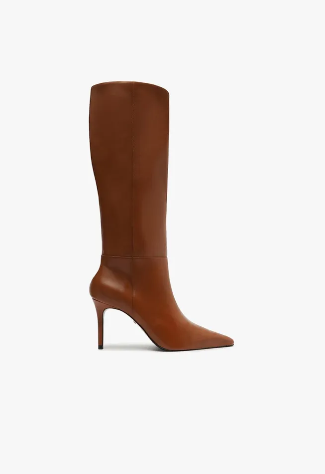 Schutz Shoes Boots Women Mikki Up Boot Brown