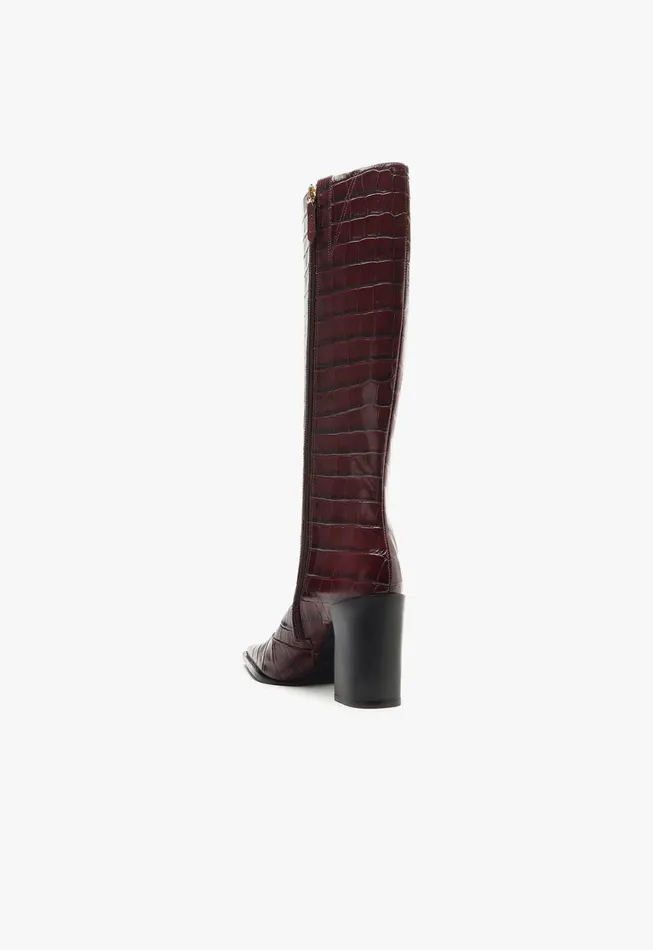 Schutz Shoes Boots Women Raffaela Up Boot Cherry Wine Schutz Shoes Boots Women Raffaela Up Boot Cherry Wine
