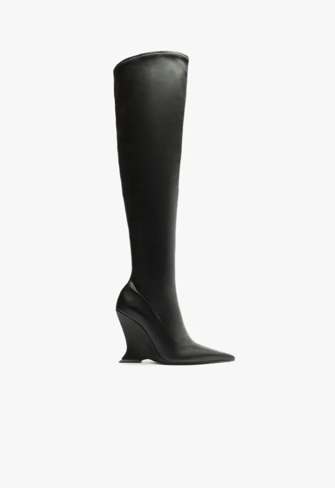 Schutz Shoes Boots Women Siena Over The Knee Boot Black