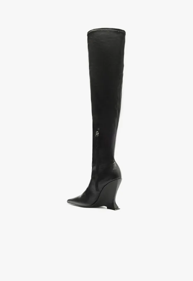 Schutz Shoes Boots Women Siena Over The Knee Boot Black