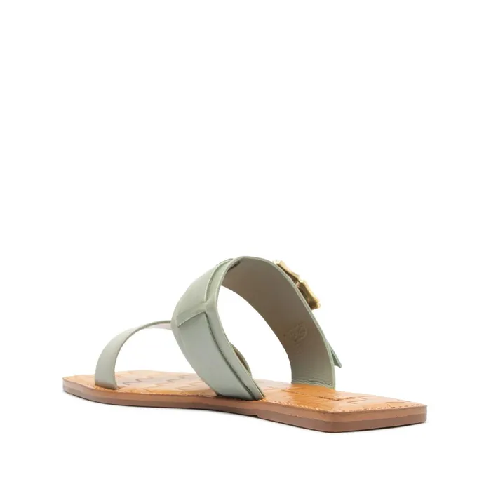 Schutz Shoes Enola Women Enola Double Leather Sandal Green