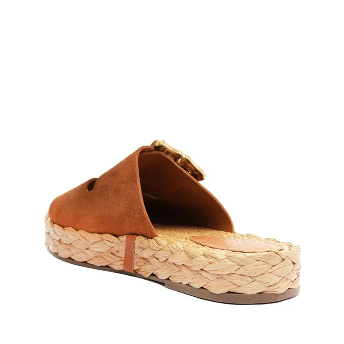 Schutz Shoes Enola Women Enola Rope Flat Sandal Honey Peach