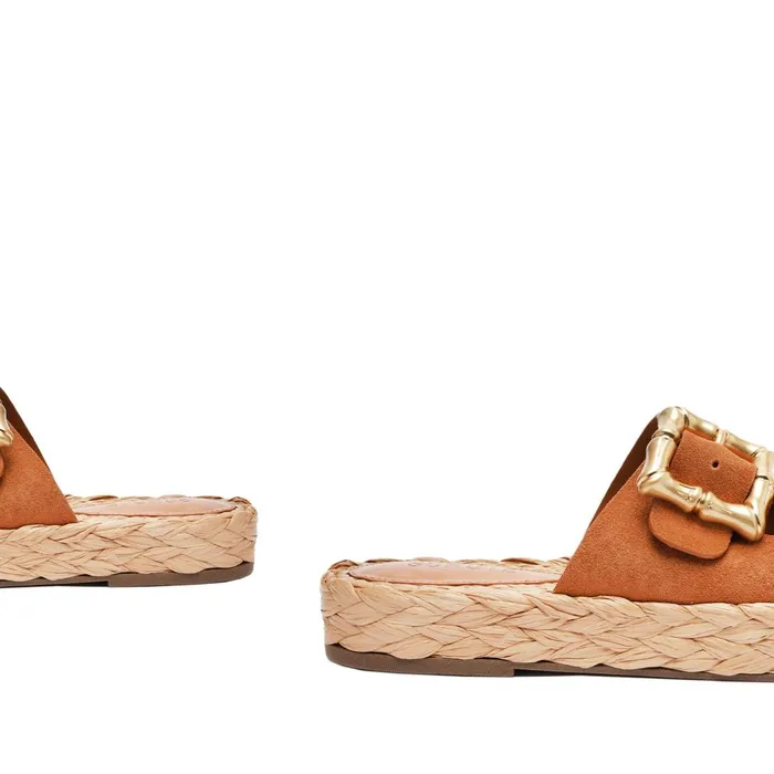 Schutz Shoes Enola Women Enola Rope Flat Sandal Honey Peach