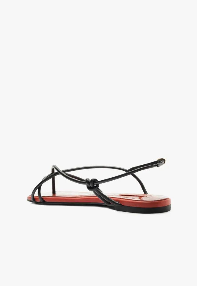 Schutz Shoes Flats Women Malta Flat Sandal Orange