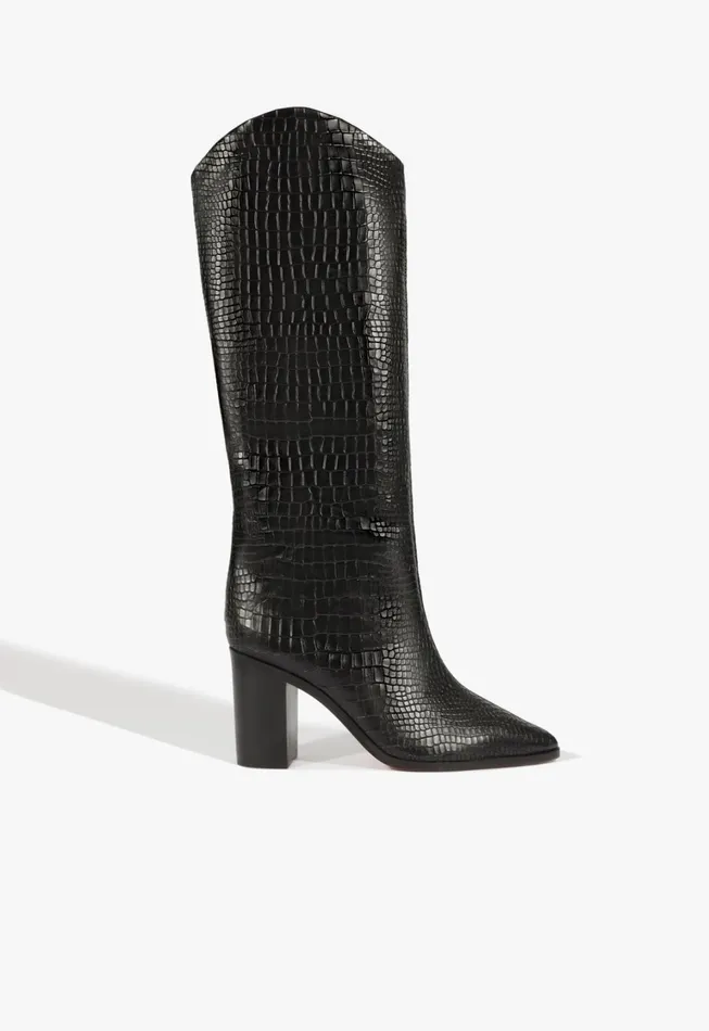 Schutz Shoes Maryana Boots Women Maryana Block Boot Black