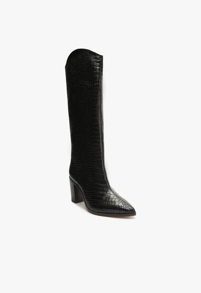 Schutz Shoes Maryana Boots Women Maryana Block Boot Black