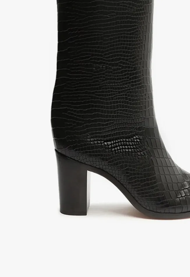 Schutz Shoes Maryana Boots Women Maryana Block Boot Black