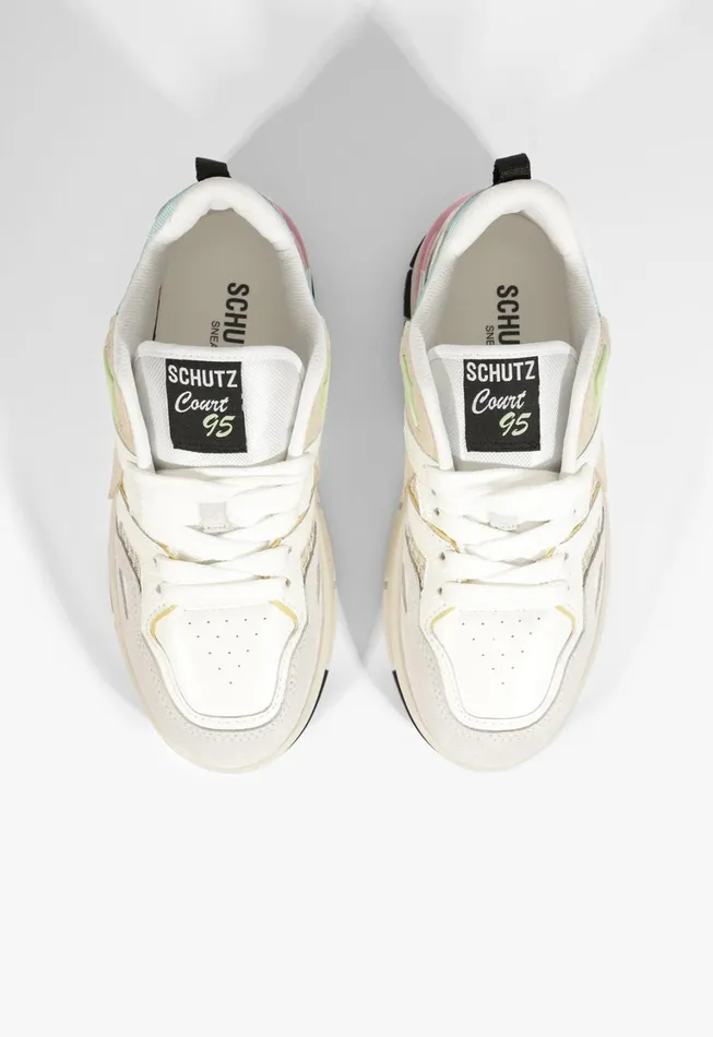 Schutz Shoes Sneakers Women Court 95 Sneaker Multicolor