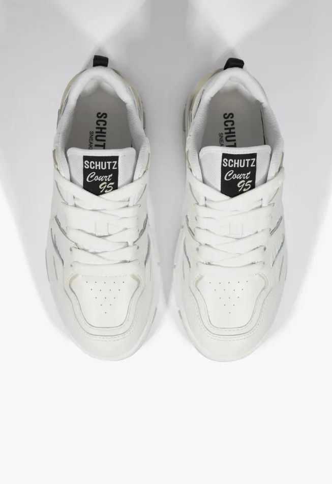 Schutz Shoes Sneakers Women Court 95 Sneaker Pearl Schutz Shoes Sneakers Women Court 95 Sneaker Pearl