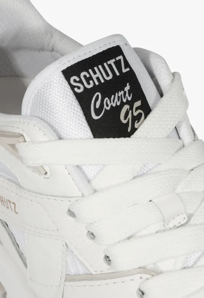 Schutz Shoes Sneakers Women Court 95 Sneaker Pearl Schutz Shoes Sneakers Women Court 95 Sneaker Pearl