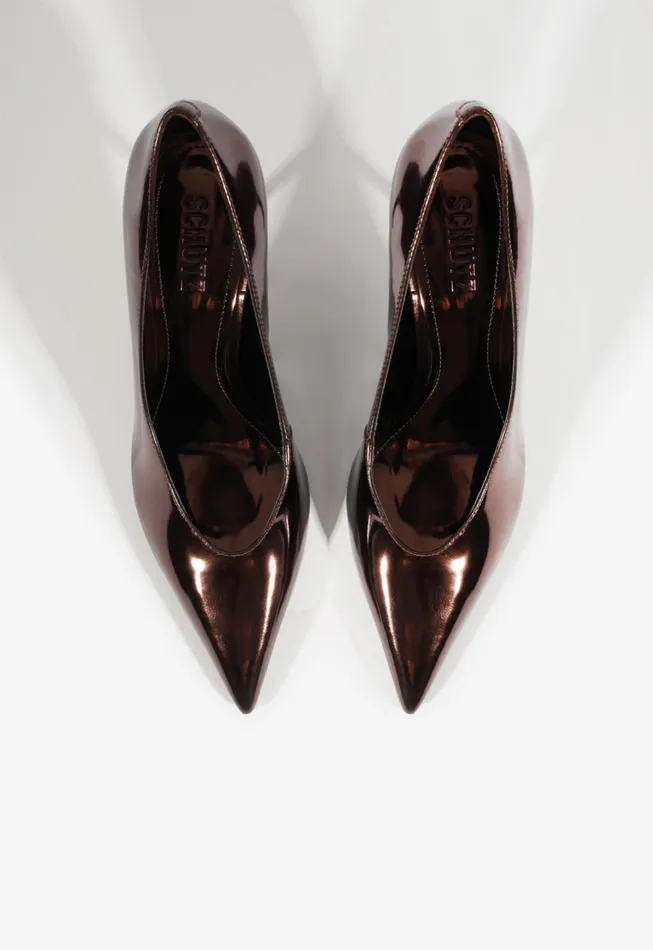 Schutz Shoes Women Alicia Pump Dark Brown
