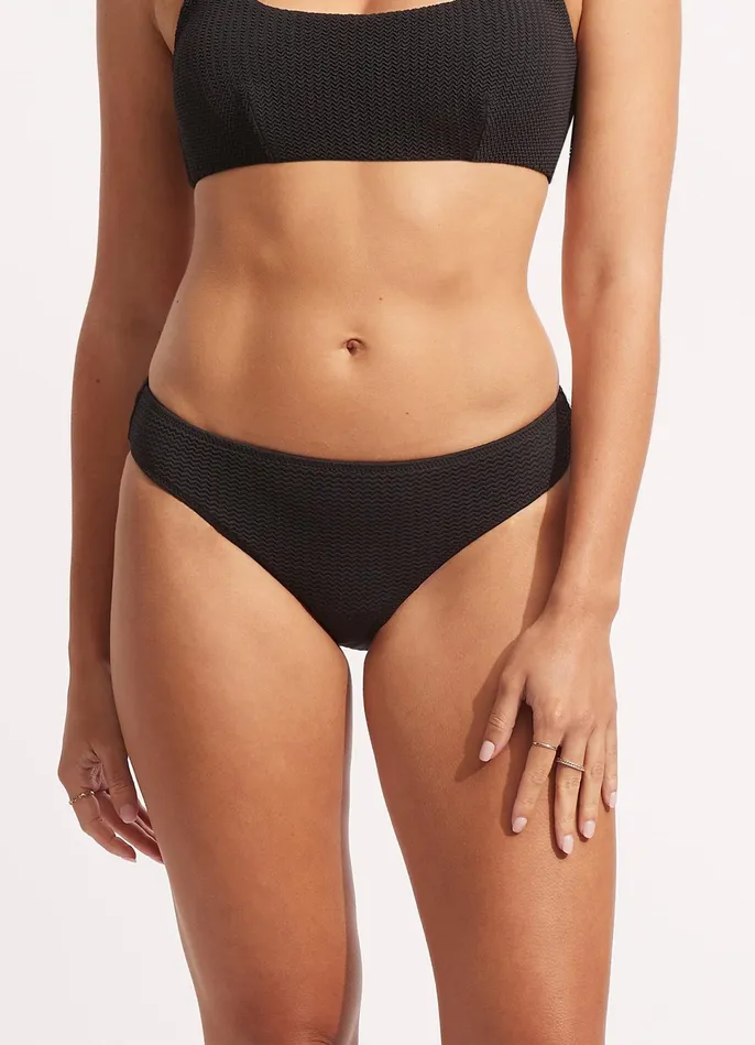 Seafolly Sea Dive Hipster Pant 8211 Black Women Hipster