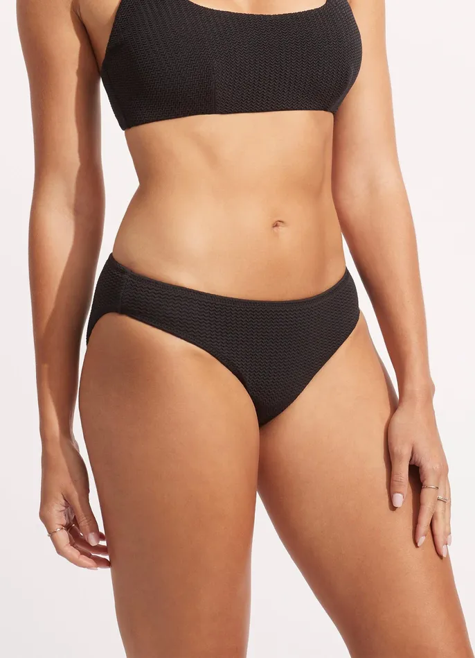 Seafolly Sea Dive Hipster Pant 8211 Black Women Hipster