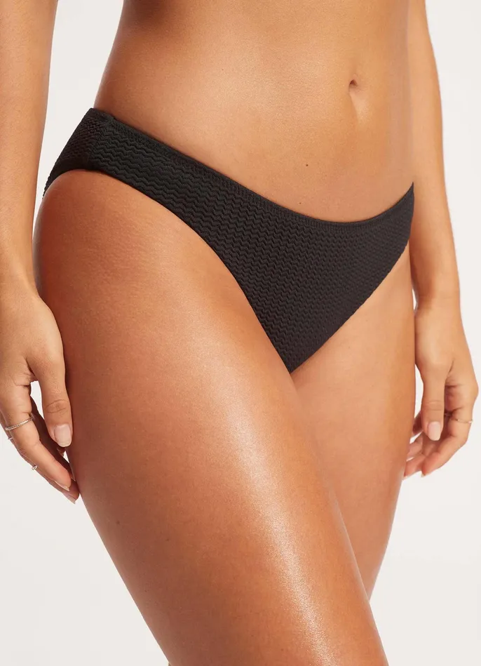 Seafolly Sea Dive Hipster Pant 8211 Black Women Hipster