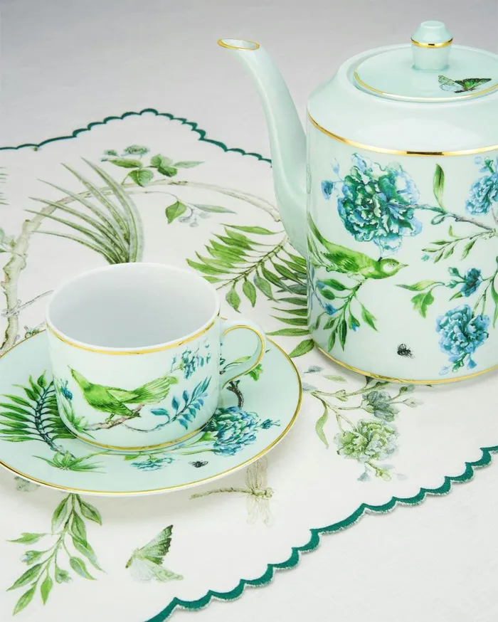 Secret Garden Tea Set X2 Green Women Aquazzura Tea And Coffee Secret Garden Tea Set X2 Green Women Aquazzura Tea And Coffee