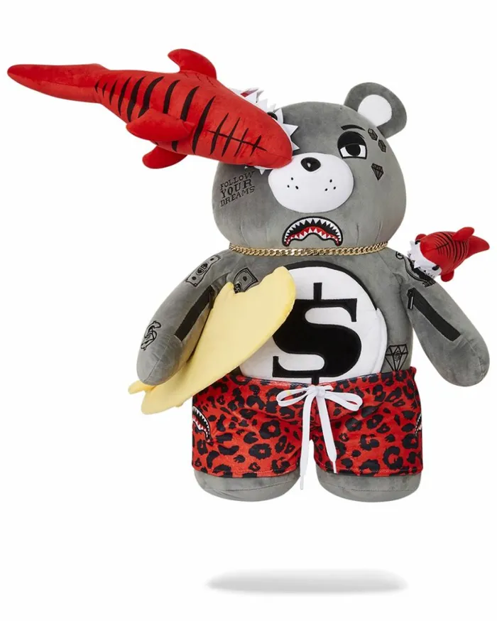 SHARK FRIENDS MONEYBEAR TEDDYBEAR BACKPACK Bags SPRAYGROUND