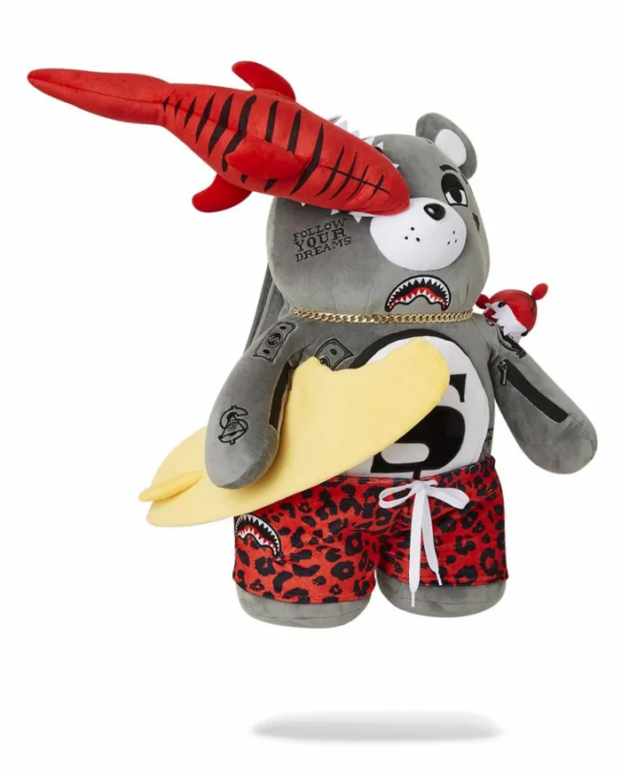 SHARK FRIENDS MONEYBEAR TEDDYBEAR BACKPACK Bags SPRAYGROUND