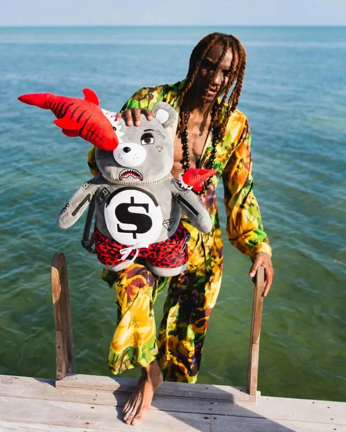 SHARK FRIENDS MONEYBEAR TEDDYBEAR BACKPACK Bags SPRAYGROUND